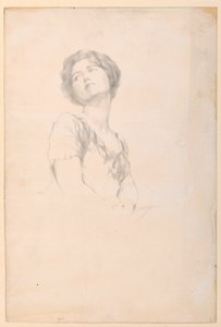 Portret van een vrouw door Philip Leslie Hale