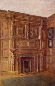 Schouw en deel van kamer op nr. 4 Coleman Street, 1892