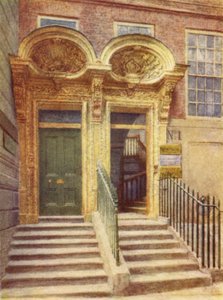 Deuren van nr. 1 en 2 Laurence Poultney Hill, 1895