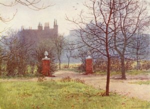 Tuin vanaf Scarsdale Huis, Kensington, 1892 door Philip Norman