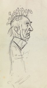 Karikatuurportret van Gladstone