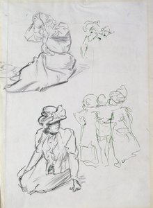 Studies op Hampstead Heath door Philip William May