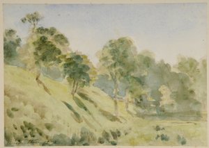 (aquarel op papier) door Philip Wilson Steer