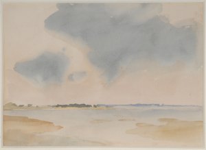 (aquarel op papier) door Philip Wilson Steer