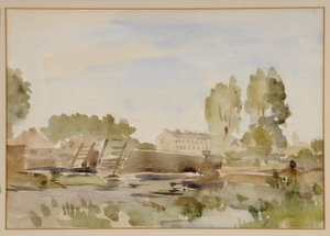 (aquarel op papier) door Philip Wilson Steer