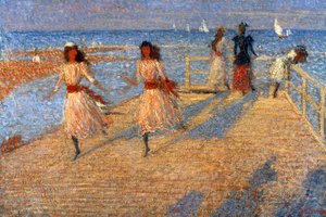 Meisjes Rennen, Walberswick Pier, 1888-1894