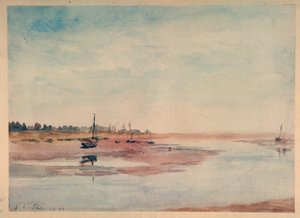Gestrandde Vissersboten, Maldon door Philip Wilson Steer