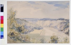 De Wye boven Chepstow, c.1905 door Philip Wilson Steer