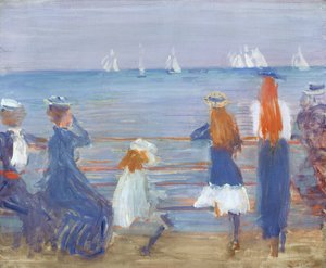 Kijken naar de Cowes Regatta, 1892