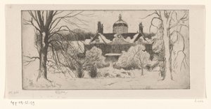 Huis ten Bosch in de sneeuw