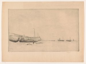 Strand van Scheveningen door Philip Zilcken (signed by artist)