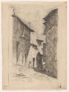 Straat in Arles door Philip Zilcken