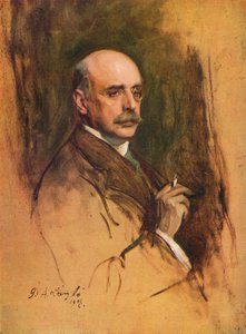 Charles Holme: oprichter en eerste redacteur van The Studio, 1908 door Philip de László