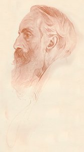 Profielstudie, c1921 door Philip de László