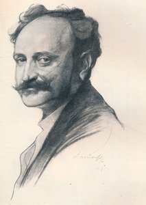 Schetsportret van Dr. Jules De Wlassics, Hongaars minister van Onderwijs, ca. 1901