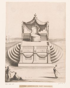 Koperen troon van Salomon door Philip van Gunst