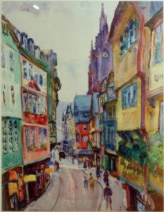 Oud-Frankfurt door Philipp Franck