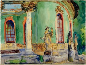 Chinees theehuis door Philipp Franck