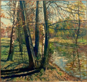 Lente bij de hazengracht door Philipp Franck