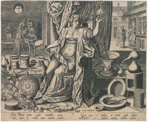 Panacea, 1574 door Philipp Galle
