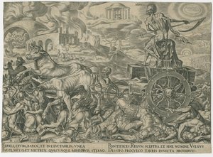 De Triomf van de Dood, ca. 1565 door Philipp Galle