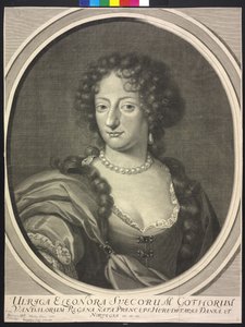 Prinses van Denemarken Ulrika Eleanore door Philipp Kilian