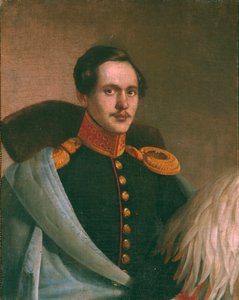 Portret van de dichter Mikhail Lermontov 1814-1841, 1834 door Philipp Osipovich Budkin