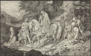 De graaf van Habsburg door Philipp von Foltz