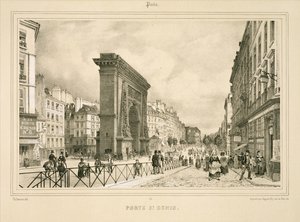 Porte St Denis door Philippe (after) Benoist