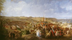 Napoleon in een kamp in Boulogne verdeelt het Legioen van Eer, 16 augustus 1804