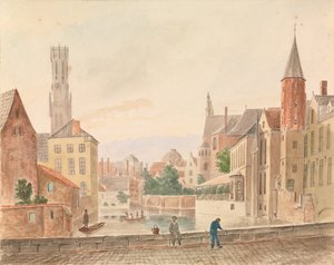 Brugge door Philippe Auguste de Peellaert