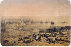 Krimoorlog: de Slag bij de Alma op 20/09/1854. Illustratie door Philippe Benoist