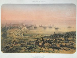 Het Slagveld bij Alma na de Overwinning, 20 september 1854 door Philippe Benoist