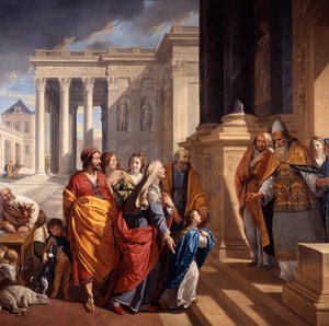 De presentatie van de Heilige Maagd Maria, 1639-1640 door Philippe de Champaigne