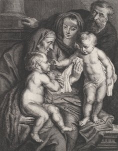 De Heilige Familie met Sint-Elizabeth en de jonge Sint-Jan de Doper, ca. 1615-75
