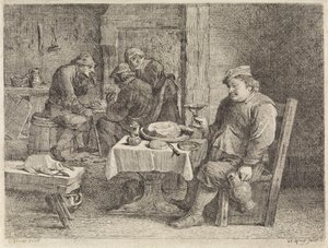 Boereninterieur door Philippe Lambert Joseph Spruyt