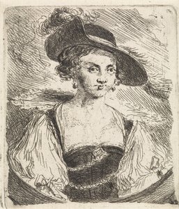 Portret van Helena Fourment door Philippe Lambert Joseph Spruyt