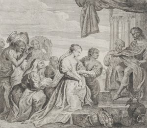 Salomo en de Koningin van Sheba, 1784