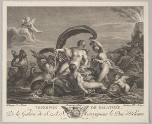 De triomf van Galatea door Philippe Triere
