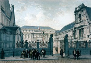 Palais des Beaux-Arts, Parijs door Philippe and Ciceri Eugene (1813 1890) Benoist