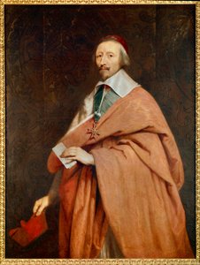 Armand Jean du Plessis, Kardinaal de Richelieu (1585-1642): portret door het atelier van Philippe de Champaigne (1602-1674)