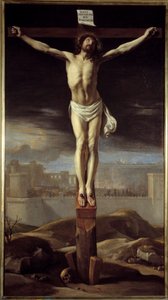 Christus aan het kruis. Schilderij door Philippe De Champaigne (1602-1674)