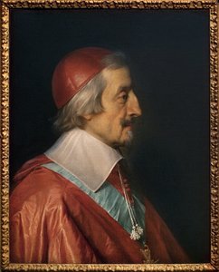 Portret van Kardinaal Richelieu (Armand Jean Duplessis de Richelieu)