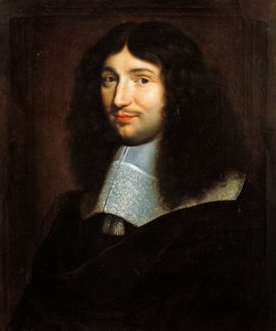 Portret van Jean-Baptiste Colbert, Franse staatsman, Schilderij door School van Philippe de Champaigne door Philippe de Champaigne