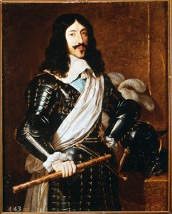 Portret van Lodewijk XIII (1601 - 1643) door Philippe de Champaigne
