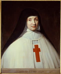 Portret van Moeder Angélique Arnauld door Philippe de Champaigne