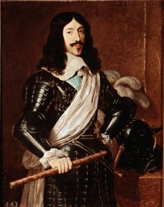 Portret van de koning van Frankrijk Lodewijk XIII door Philippe de Champaigne