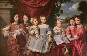 De kinderen van Habert de Montmort, 1649 door Philippe de Champaigne