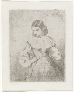 Portret van een jonge vrouw