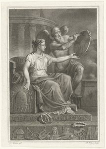 Zinnebeeldige voorstelling bij het 50-jarige bestaan van Felix Meritis, 1827
